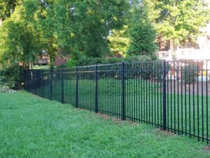 aluminum residential fencing