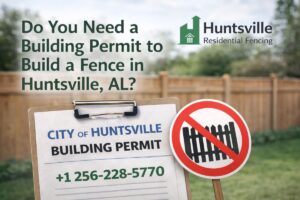 Do you need a building permit to build a fence in Huntsville, AL?