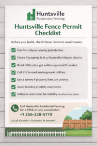 do you need a building permit to build a fence